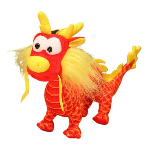 Plüschspielzeug Dragon Maskottchen Spielzeug Schöne Drache Plüsch Auffällige Realistische Schöne Büro Neujahrsverzierung Plüschspielzeug Dragon Maskottchen Spielzeug Schöne Drache Plüsch Auffällige Realistische Schöne Büro Neujahrsverzierung von THINCAN