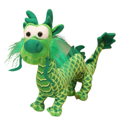 Plüschspielzeug Dragon Maskottchen Spielzeug Schöne Drache Plüsch Auffällige Realistische Schöne Büro Neujahrsverzierung Plüschspielzeug Dragon Maskottchen Spielzeug Schöne Drache Plüsch Auffällige Realistische Schöne Büro Neujahrsverzierung von THINCAN