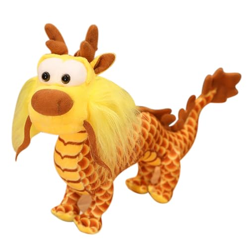 Plüschspielzeug Dragon Maskottchen Spielzeug Schöne Drache Plüsch Auffällige Realistische Schöne Büro Neujahrsverzierung Plüschspielzeug Dragon Maskottchen Spielzeug Schöne Drache Plüsch Auffällige Realistische Schöne Büro Neujahrsverzierung von THINCAN