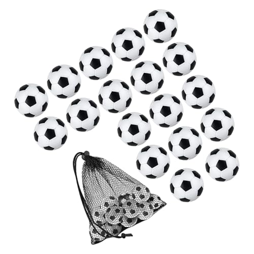 THINCAN 18pcs Tischfußball Foosballs Ersatz Foosballs Tischbälle Dauerte Tischplattenspiel Kleine Fußball Fußballbälle THINCAN 18pcs Tischfußball Foosballs Ersatz Foosballs Tischbälle Dauerte Tischplattenspiel Kleine Fußball Fußballbälle von THINCAN