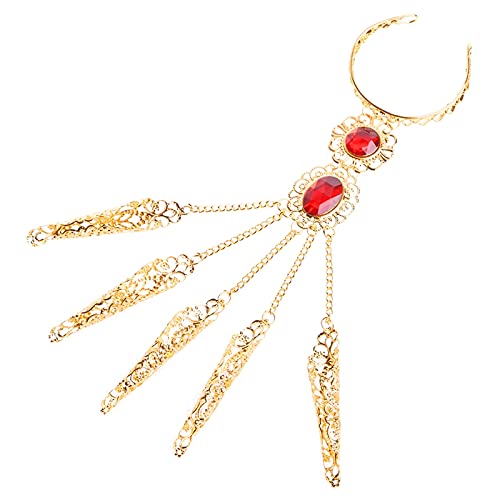 THINCAN 1pc Frauen Mädchen Bauchtanz Tanzen Finger Indische Thai Finger Goldenen Schmuck von THINCAN