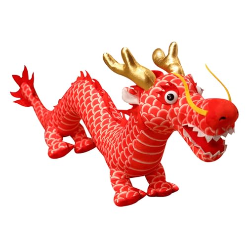 THINCAN Chinesische Drachenpuppe Spielzeug Neuheit Stofftiere Spielzeug Für Chinesische Neujahrsparty Umarmt Chinesisch Loong THINCAN Chinesische Drachenpuppe Spielzeug Neuheit Stofftiere Spielzeug Für Chinesische Neujahrsparty Umarmt Chinesisch Loong von THINCAN