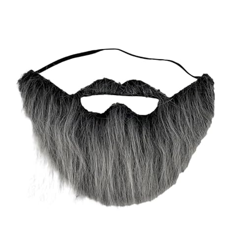 THINCAN DIY Fancy Dress Fake Beard Long Fluff Beards Cosplays Costume Props Halloween Beard Mustache Christmas Party Supplies von THINCAN