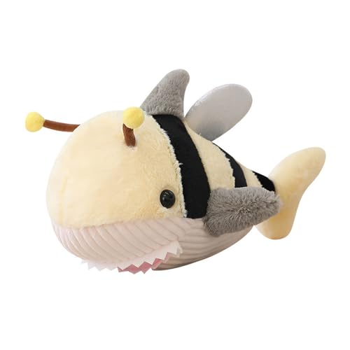 THINCAN Haifischpuppe Stoffed Animal & Bee Kombination Spielzeug Weich Komfortable Haifischpuppe Frühaufschuldung Kleinkindspielzeug THINCAN Haifischpuppe Stoffed Animal & Bee Kombination Spielzeug Weich Komfortable Haifischpuppe Frühaufschuldung Kleinkindspielzeug von THINCAN