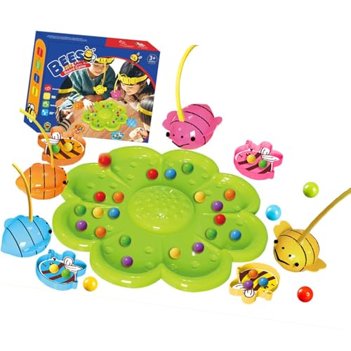THINCAN Kids Tabletop Angel Toy Mit Bienen Perlen Jagd Challenge Und Einfaches Speicherdesign Pädagogischer Magnetbienenspiel THINCAN Kids Tabletop Angel Toy Mit Bienen Perlen Jagd Challenge Und Einfaches Speicherdesign Pädagogischer Magnetbienenspiel von THINCAN