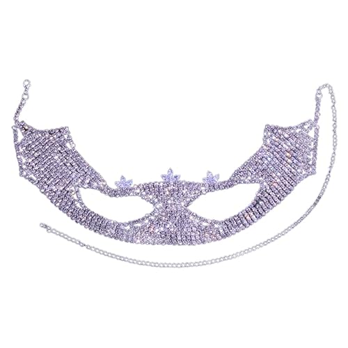 THINCAN Kreativität für Strass Schmuck Augenmaske Tanz Gesicht Maske Party Kostüm Schleier Mas von THINCAN