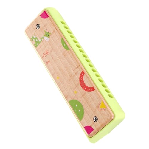 THINCAN Lebendiger Blaugrüner Hölzerne Mundharmonika Spielzeug 16 Löcher Sicherer Musikstarter Für Kinder Vorschulalter Und Anfänger Frühkindliche Musikspielzeug THINCAN Lebendiger Blaugrüner Hölzerne Mundharmonika Spielzeug 16 Löcher Sicherer Musikstarter Für Kinder Vorschulalter Und Anfänger Frühkindliche Musikspielzeug von THINCAN