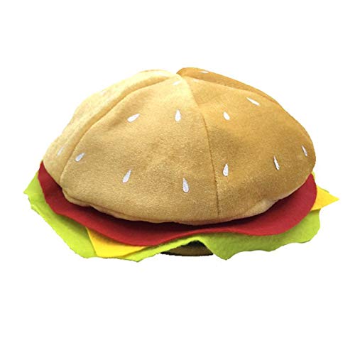 THINCAN Lustige Party Hut Fast Food Phantasie Kappe Neuheit Hamburger Kostüm Party Dress Up von THINCAN