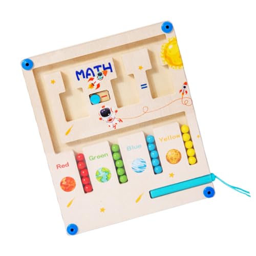 THINCAN Magnetisches Holz Abacus Spielzeug Für Frühe Mathematische Fähigkeiten Mit Abnehmbaren Aktivitätsplatten Roller Ball Counting Toy THINCAN Magnetisches Holz Abacus Spielzeug Für Frühe Mathematische Fähigkeiten Mit Abnehmbaren Aktivitätsplatten Roller Ball Counting Toy von THINCAN