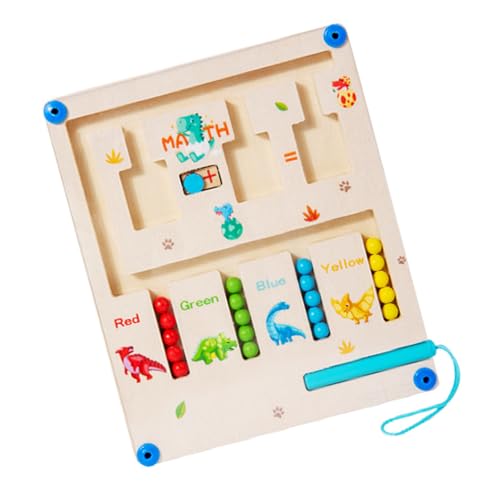 THINCAN Magnetisches Holz Abacus Spielzeug Für Frühe Mathematische Fähigkeiten Mit Abnehmbaren Aktivitätsplatten Roller Ball Counting Toy THINCAN Magnetisches Holz Abacus Spielzeug Für Frühe Mathematische Fähigkeiten Mit Abnehmbaren Aktivitätsplatten Roller Ball Counting Toy von THINCAN