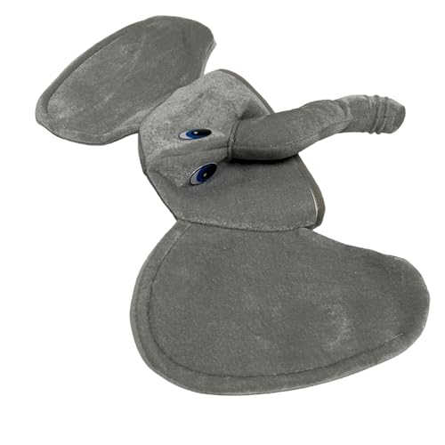 THINCAN Plüsch Elefant Unisex Kopfbedeckung Für Halloween Cosplay Event Requisiten Neuheit Kostüm Kopfbedeckung 3D Für Party von THINCAN