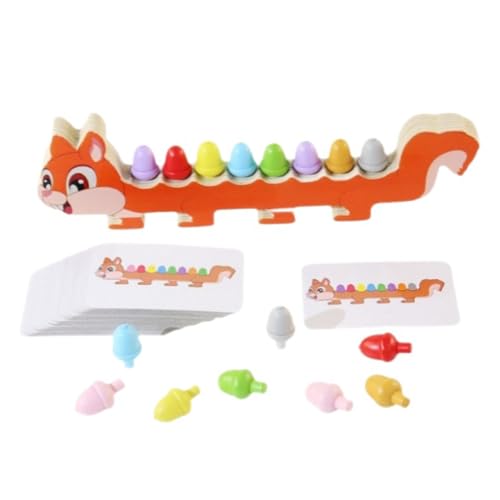 THINCAN Vorschule Bildung Holz Puzzle Farbpaarung Reaktion Verbesserung Sensorisches Entwicklungsspielzeug Für Eltern Kinder Farbe Matching Toy THINCAN Vorschule Bildung Holz Puzzle Farbpaarung Reaktion Verbesserung Sensorisches Entwicklungsspielzeug Für Eltern Kinder Farbe Matching Toy von THINCAN