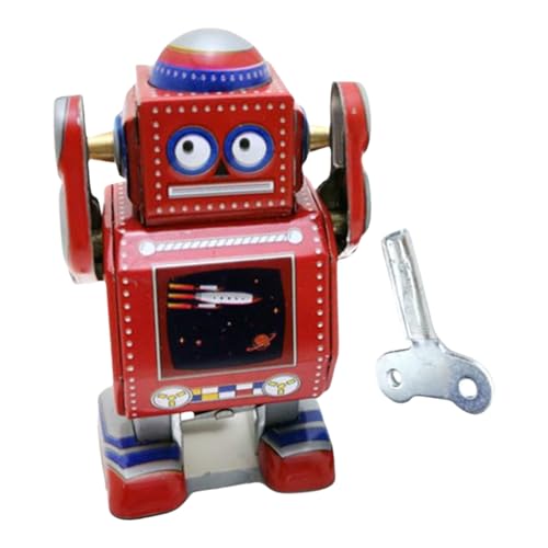 Windup Roboter Spielzeug Mechanik Retro Tinplate Clockworks Walking Roboter Toy Tisch Dekoration Kinder Erwachsener Sammler Bevorzugung Geschenk Windup Roboter Spielzeug Mechanik Retro Tinplate Clockworks Walking Roboter Toy Tisch Dekoration Kinder Erwachsener Sammler Bevorzugung Geschenk von THINCAN