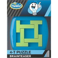 THINKFUN 76382 A-Ha! 4-T Puzzle - Brainteaser mit 4 T-förmigen Teilen von THINKFUN