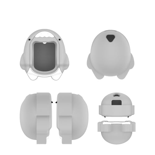 Silikonhülle Kompatibel für Tamagotchi Nano, Schutzhülle Cover Shell für virtuelle Haustier-Spielmaschine Tragbare Cartoon-Hülle Skin Protector (nur Gehäuse) (Grau) von THLMT