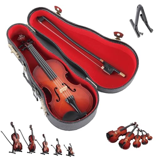 THQERAER Tiny Violin with Sound, Tiny Violin with Sound Sob Story, Mini Violin, Worlds Smallest Violin Toy with Sound, Tiny Violin Soundtrack for Your Sob Story, No Plays (10CM) von THQERAER