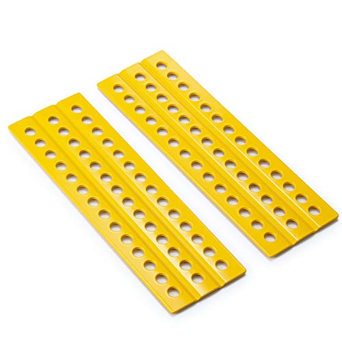 2Pcs Small Sand Ladder Board Track Recovery Ramp for Axial SCX10 Wraith TRX-4 Tamiya 1/10 RC Car Truck(Yellow 2Pcs) von TIAJTHYD