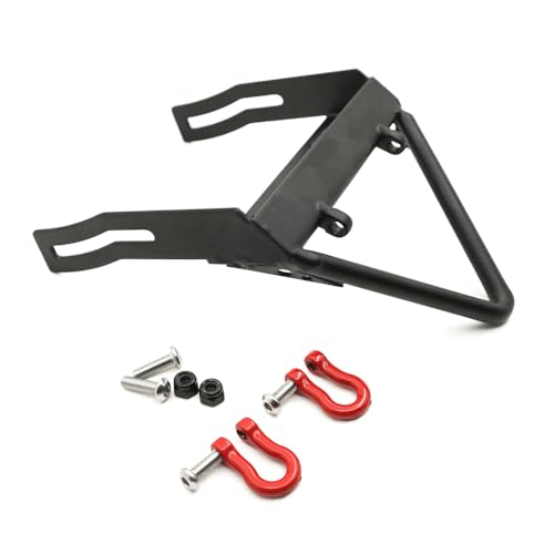 Metal Front Bumper with Winch Mount Shackles for Axial SCX10 1/10 RC Crawler Car Upgrade Parts von TIAJTHYD