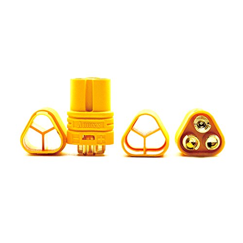 TIAJTHYD 5 Pairs 3 Pole Plug Socket 3 Pin for Motor ESC MT 60 3.5mm High Current Plug for RC Toy Model von TIAJTHYD