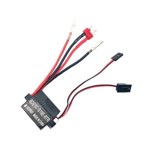 TIAJTHYD 5V/2A BEC 320A 2-3S Gebürsteter ESC Elektrischer Drehzahlregler Geeignet for RC-Autos im Maßstab 1:10 for Boote XT60 T-Stecker(T Connector) von TIAJTHYD