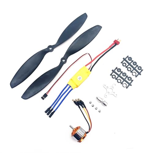 TIAJTHYD A2212 2212 1000KV 1400KV Brushless Outrunner Motor 30A ESC 1045 Propeller for DIY RC Aircraft Quadcopter Hexacopter Multirotor(KV1400 30A ESC) von TIAJTHYD