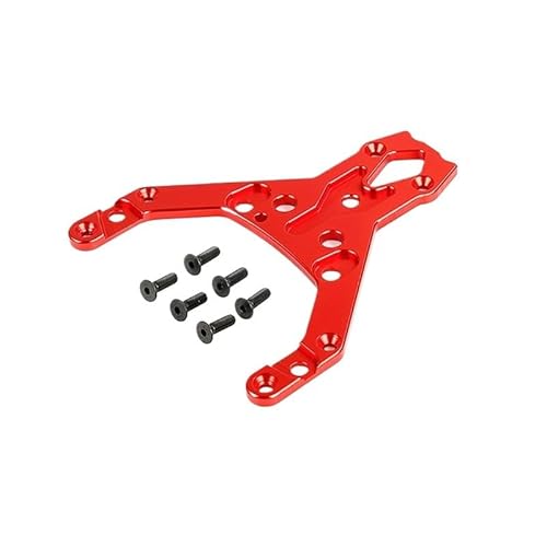 TIAJTHYD Hochwertiges verdicktes vorderes oder hinteres oberes Verbindungsplattenset for 1/5 HPI ROFUN ROVAN KM 5B 5T 5SC Truck Rc Autoteile(Rood) von TIAJTHYD