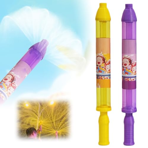 TIANLIULIU Wasser-Feuerwerk-Spielzeug, Feuerwerk-Wasserpistolen, Spritzwasser-Spielzeugpistole, Spritzspaß, Aktivität „Spritzen“, Schwimm-, Strand- und Gartenspiel, Spritzspaß(Yellow+Purple) von TIANLIULIU