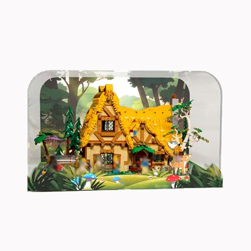 Acryl-Vitrine für Lego 43242 – Herbststil – integrierte Displaybox (Modell nicht im Lieferumfang enthalten) (A) von TIANQING