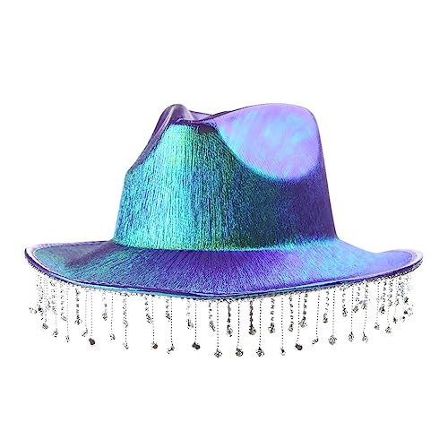 TIANQUXNGI Strass-Hut, Brauthut, Junggesellinnenabschied, Brauthut, Brautparty, Cowgirl von TIANQUXNGI