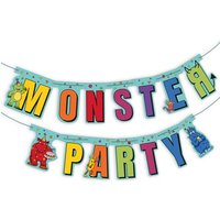 Monsterparty Buchstabenkette, Pappe, 1,22m von TIB Heyne & Co. GmbH