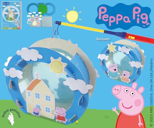 TIB Heyne 40487 Laterne, Bastelset Peppa Pig, Standard von TIB Heyne