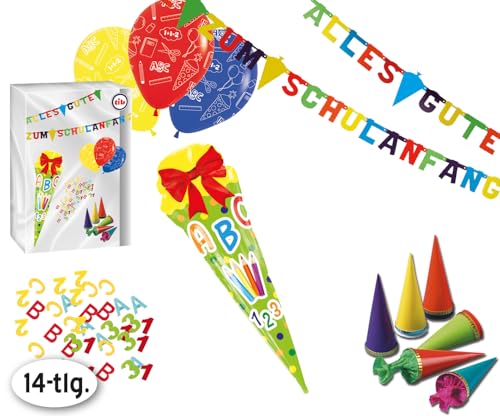 TIB 15946 Partyset Einschulung, Mehrfarbig, Standard von TIB