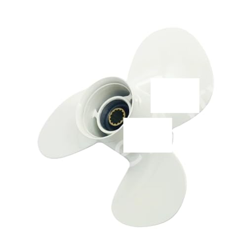 Außenbordpropeller, 25 PS, 30, 40, 48, 50, 60, 11, 3/8 x 12, Aluminiumlegierung, Schraubenmotor, 3-Blatt, 13 Spline Außenbordpropeller, 25 PS, 30, 40, 48, 50, 60, 11, 3/8 x 12, Aluminiumlegierung, Schraubenmotor, 3-Blatt, 13 Spline von TIEOAXFT