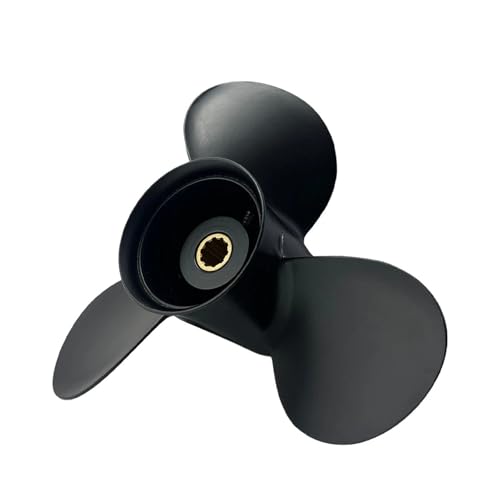 Außenbordpropeller for 25 PS 30 9, * 14 Aluminiumlegierungsschraube 3 Klinge 10 Spline Tooth Marine Engine Part Außenbordpropeller for 25 PS 30 9, * 14 Aluminiumlegierungsschraube 3 Klinge 10 Spline Tooth Marine Engine Part von TIEOAXFT