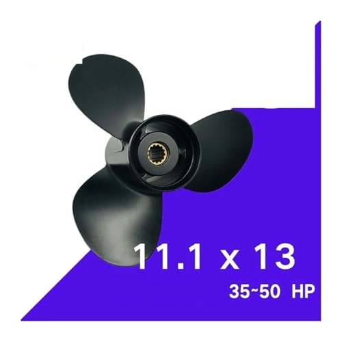 Bootspropeller 11,1 x13 35 PS 40 50 Außenborder Schraube Bootsmotor Aluminiumlegierung Propeller 3 Blätter 13 Spline Bootspropeller 11,1 x13 35 PS 40 50 Außenborder Schraube Bootsmotor Aluminiumlegierung Propeller 3 Blätter 13 Spline von TIEOAXFT