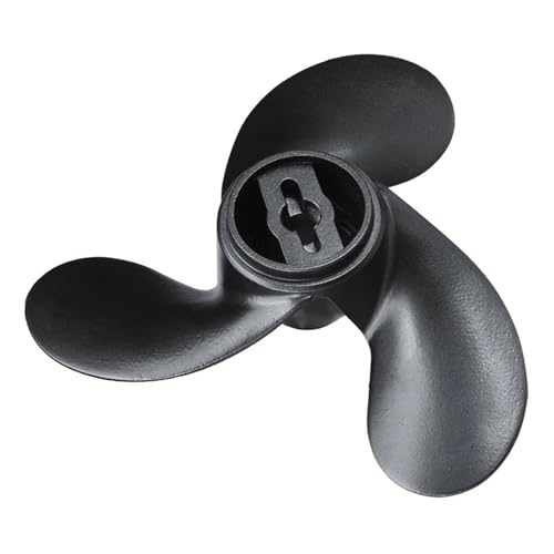 Propeller 7,4 x 5, Schiffspropeller aus Aluminiumlegierung for 2,2–3,3 PS R-Rotation, schwarz, Blätter Propeller 7,4 x 5, Schiffspropeller aus Aluminiumlegierung for 2,2–3,3 PS R-Rotation, schwarz, Blätter von TIEOAXFT