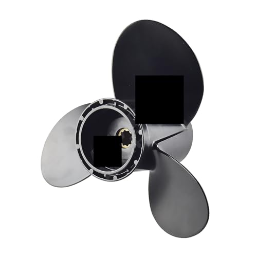 for Außenbordpropeller, 10-1/4 x 11, Aluminiumschraube, 3-Blatt, 10 Spline, passend for 20–30 PS Starke Bootsmotoren, Teilenummer 58100-96420-019 for Außenbordpropeller, 10-1/4 x 11, Aluminiumschraube, 3-Blatt, 10 Spline, passend for 20–30 PS Starke Bootsmotoren, Teilenummer 58100-96420-019 von TIEOAXFT