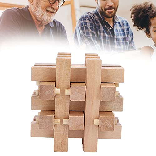 Holzpuzzles, Ineinandergreifende Holzpuzzles, Spielspielzeug, Hölzerne Denkaufgabe, Puzzle-Schlossspielzeug, Denksportaufgabe für Erwachsene, Intelligentes Puzzle-Schlossspielzeug von TIKATARER