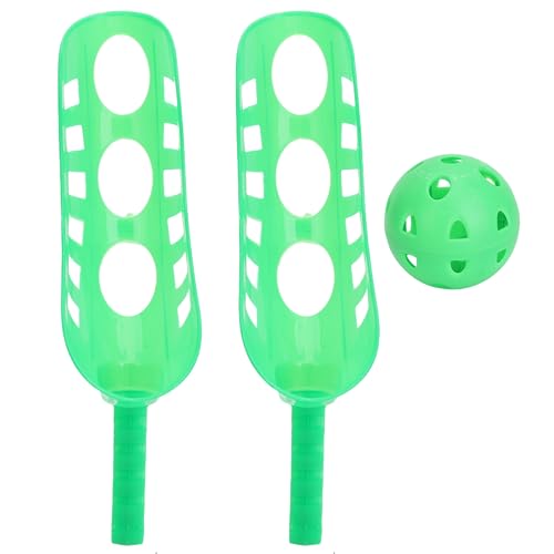 Scoop Ball, Sport Scoop Ball Spiel Scoop Ball Set Sensorische Motorik Training Outdoor Scoop Wurfspiel für Yard Beach Picknick Camping (Green) von TIKATARER