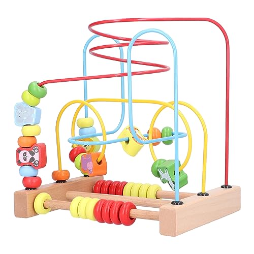 TIKATARER Achterbahnspielzeug für Kleinkinder, Holzperlen-Labyrinthspiel Außerhalb Spielsachen für Kleinkinder 1-3 Lernkühler Spielzeugkinder Achterbahn Lernen Perlen Spielzeug TIKATARER Achterbahnspielzeug für Kleinkinder, Holzperlen-Labyrinthspiel Außerhalb Spielsachen für Kleinkinder 1-3 Lernkühler Spielzeugkinder Achterbahn Lernen Perlen Spielzeug von TIKATARER