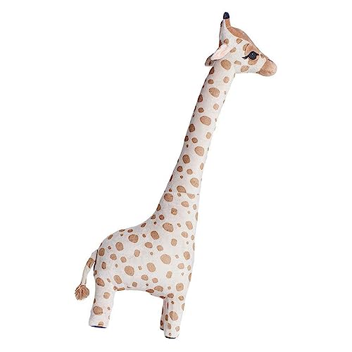 TIKATARER Baby-Kuscheltiere, Giraffenpuppe, Plüschtier-Giraffe. Mit Bezauberndem Giraffen-Design Mit Niedlichem Gesicht und Superweichem Körper. Jirafa De Peluche Gigante für Wohnzimmer von TIKATARER