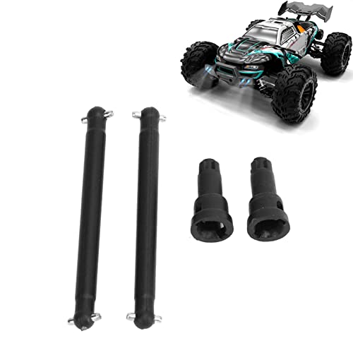 TIKATARER Hintere Antriebswelle, RC Metall Hintere CVD Antriebswelle Dogbone Set Antriebswelle RC Autoteile Stahlrad Antriebswellen für SCY16101 16102 16103 16201 1/16 RC Auto von TIKATARER