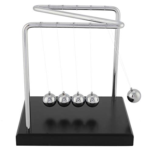 TIKATARER Newtons Cradle, Physics Educational Balance Bälle Perpetual Motion Machine Z Form Schwingung Ball Schreibtisch Spielzeug Schreibtisch Dekorationen für Büro Home Wohnzimmer TIKATARER Newtons Cradle, Physics Educational Balance Bälle Perpetual Motion Machine Z Form Schwingung Ball Schreibtisch Spielzeug Schreibtisch Dekorationen für Büro Home Wohnzimmer von TIKATARER