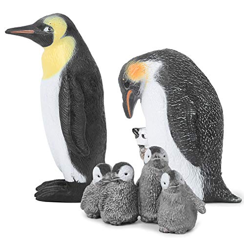 TIKATARER Pinguin-Spielzeug, Pinguin-Partydekoration, Pinguin-Figuren, Simulationstier-Modell, Spielzeug, Ornamente, Dekoration, Geschenke, Antarktis, Echte Pinguin-Figuren-Sammlung, von TIKATARER