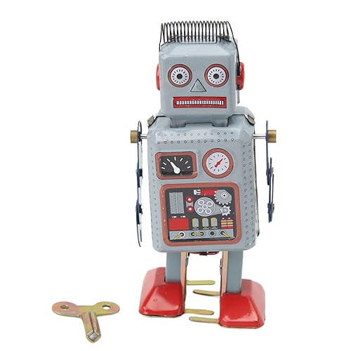 TIKATARER Sammlerspielzeug Vintage, Winden Sie Vintage Roboterspielzeug Uhrwerk Wanderspielzeug Toys Retro Tinplate Spielzeug für Foto Requisite Dekoration Überraschung Geburtstag TIKATARER Sammlerspielzeug Vintage, Winden Sie Vintage Roboterspielzeug Uhrwerk Wanderspielzeug Toys Retro Tinplate Spielzeug für Foto Requisite Dekoration Überraschung Geburtstag von TIKATARER