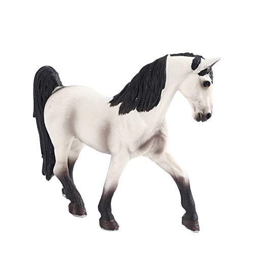 TIKATARER Weißes, Realistische Pferdestifte Simulation Weißes Pferdemodell Realistische Tierfiguren Playset White Horse Toy für Todllener TIKATARER Weißes, Realistische Pferdestifte Simulation Weißes Pferdemodell Realistische Tierfiguren Playset White Horse Toy für Todllener von TIKATARER