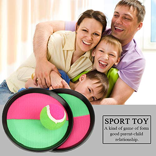 TIKATARER Wurf- und Fangball-Set, ABS-Wurf- und Fangball-Spielset, Gutes Praktisches Kindersportspielzeug für Wurf- und Fangballspielaktivitäten von TIKATARER