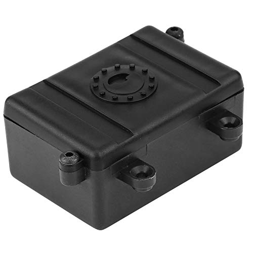 TIKATARER wasserdichte Empfängerbox, Drone Propellersrc Empfängerbox Schwarze Kunststoffbox RC Empfängerbox 1/10 RC Crawler Radio ESC Empfängerbox Zubehör für -4 SCX10 90027 SCX10 II 90046 von TIKATARER