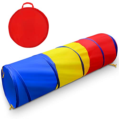 Kids Play Tunnel for Toddlers 1-3, Pop Up Baby Tunnel Crawling Toys for Infant Children or Dog, 6 Foot Indoor Outdoor Toddler Toys for 1 2 3 Year Old Girl Boy Birthday Gift von TIKTENT