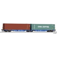 TILLIG 18073 TT Containertragwagen Sggmrss mit zwei 45‘-Containern, ACTS, Ep. VI von TILLIG